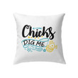 Chicks dig me Christian pillow - Christian pillow, Jesus pillow, Bible Pillow - Spreadstore
