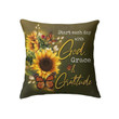 Start each day with God Christian pillow - Christian pillow, Jesus pillow, Bible Pillow - Spreadstore