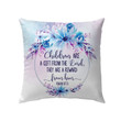 Psalm 127:3 Children are a gift from the Lord Bible verse pillow - Christian pillow, Jesus pillow, Bible Pillow - Spreadstore