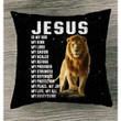 Jesus my God my King my Lord my Savior my everything Christian pillow - Christian pillow, Jesus pillow, Bible Pillow - Spreadstore