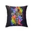 Be still and know that I am God throw pillow - Christian pillow, Jesus pillow, Bible Pillow - Spreadstore