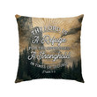 The Lord is a refuge for the oppressed Psalm 9:9 Bible verse pillow - Christian pillow, Jesus pillow, Bible Pillow - Spreadstore