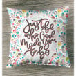 Just be who God made you to be Christian pillow - Christian pillow, Jesus pillow, Bible Pillow - Spreadstore
