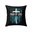 Man of God Husband Dad Grandpa Christian pillow - Christian pillow, Jesus pillow, Bible Pillow - Spreadstore