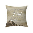 I waited patiently for the Lord Psalm 40:1 Bible verse pillow - Christian pillow, Jesus pillow, Bible Pillow - Spreadstore