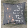 Grace carried me here and by grace I will carry on Christian pillow - Christian pillow, Jesus pillow, Bible Pillow - Spreadstore