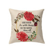 Many women do noble things Proverbs 31:29 Bible verse pillow - Christian pillow, Jesus pillow, Bible Pillow - Spreadstore