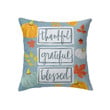 Thankful grateful blessed pillow - Christian pillows - Christian pillow, Jesus pillow, Bible Pillow - Spreadstore