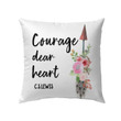 Courage, Dear Heart pillow - Christian pillows - Christian pillow, Jesus pillow, Bible Pillow - Spreadstore