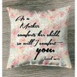 As a mother comforts her child Isaiah 66:13 Bible verse pillow - Christian pillow, Jesus pillow, Bible Pillow - Spreadstore