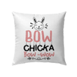 Bow chicka bow -wow Christian pillow - Christian pillow, Jesus pillow, Bible Pillow - Spreadstore