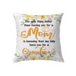 The only thing better than having you for a Mom Christian pillow - Christian pillow, Jesus pillow, Bible Pillow - Spreadstore