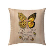 Be still and know that I am God Psalm 46:10 Bible verse pillow - Christian pillow, Jesus pillow, Bible Pillow - Spreadstore
