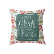 Isaiah 40:29 He gives strength to the weary Bible verse pillow - Christian pillow, Jesus pillow, Bible Pillow - Spreadstore