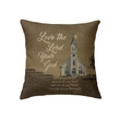 Love the Lord your God with all your heart Mark 12:30 Christian pillow - Christian pillow, Jesus pillow, Bible Pillow - Spreadstore