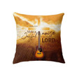 Make a joyful noise unto the Lord Psalm 100:1 Bible verse pillow - Christian pillow, Jesus pillow, Bible Pillow - Spreadstore