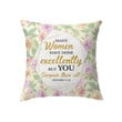 Many women have done excellently Proverbs 31:29 Bible verse pillow - Christian pillow, Jesus pillow, Bible Pillow - Spreadstore