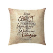 It���s in Christ that we find out who we are Ephesians 1:11 Bible verse pillow - Christian pillow, Jesus pillow, Bible Pillow - Spreadstore