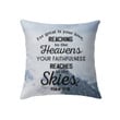 Bible verse pillow: Psalm 57:10 For great is your love reaching to the heaven - Christian pillow, Jesus pillow, Bible Pillow - Spreadstore