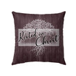 Rooted in Christ Christian pillow - Christian pillow, Jesus pillow, Bible Pillow - Spreadstore