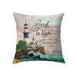 God is light 1 John 1:5 KJV Bible verse pillow - Christian pillow, Jesus pillow, Bible Pillow - Spreadstore