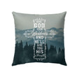 Give God your weakness and he will give you his strength Christian pillow - Christian pillow, Jesus pillow, Bible Pillow - Spreadstore
