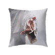 Jesus holding his hand out Christian pillow - Jesus pillows - Christian pillow, Jesus pillow, Bible Pillow - Spreadstore