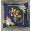 Luke 22:46 Rise up and pray Bible verse pillow - Christian pillow, Jesus pillow, Bible Pillow - Spreadstore