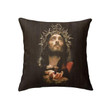 Jesus' Crucified Hands Christian pillow - Christian pillow, Jesus pillow, Bible Pillow - Spreadstore