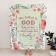 She talked to God daily and that is what made her lovely Christian blanket - Gossvibes