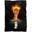 The Lion of Judah and the Lamb of God Christian blanket - Gossvibes