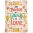 Being rooted and established in love Ephesians 3:17 Christian blanket - Gossvibes