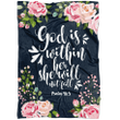 God is within her she will not fall Psalm 46:5 Bible verse blanket - Gossvibes