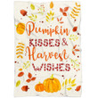 Pumpkin kisses and harvest wishes Christian blanket - Gossvibes