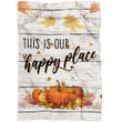 This is our happy place thanksgiving Christian blanket - Gossvibes