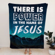 There is power in the name of Jesus Christian blanket - Gossvibes
