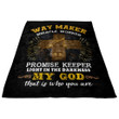 Way maker miracle worker Christian blanket - Gossvibes