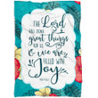 Psalm 126:3 The LORD has done great things for us Christian blanket - Gossvibes