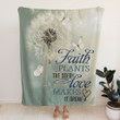 Faith plants the seed love makes it grow Christian blanket - Gossvibes