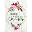 Proverbs 11:16 A kindhearted woman gains honor Christian blanket - Gossvibes