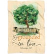 Rooted and grounded in love Ephesians 3:17 Bible verse fleece blanket - Gossvibes