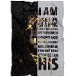 I AM the son of a King Christian blanket - Gossvibes