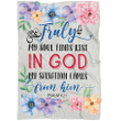 Truly my soul finds rest in God Psalm 62:1 Christian blanket - Gossvibes