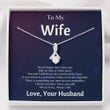 To My Wife - Never Forget That I Love You - Necklace