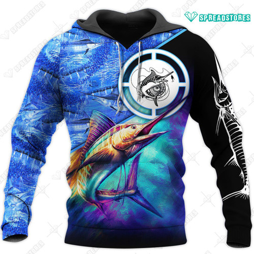 Spread stores Love Marlin 3D All Shirts 0203 Hoodie Over Print Plus Size