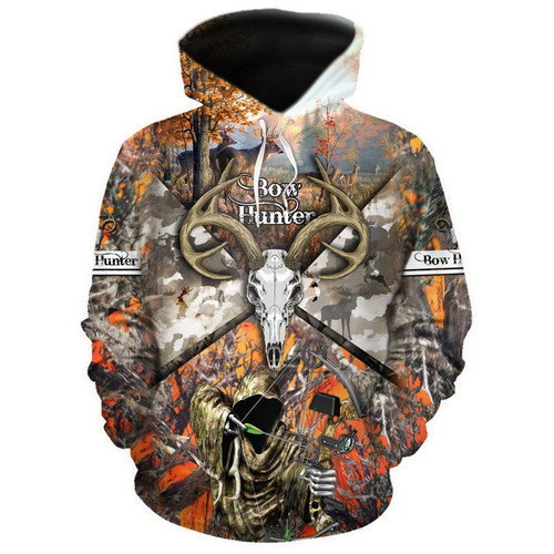 Spread Stores Shirt Bow 0810 Hunting 3D Hoodie All Over Print Plus Size