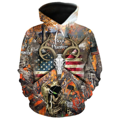 Spread Stores Shirt Bow 0810 USA Hunting 3D Hoodie All Over Print Plus Size