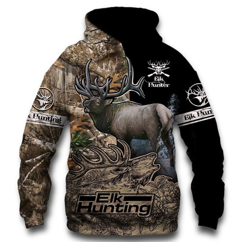 Spread Store 3D Elk Hunter Shirt 0111, Hoodie, S