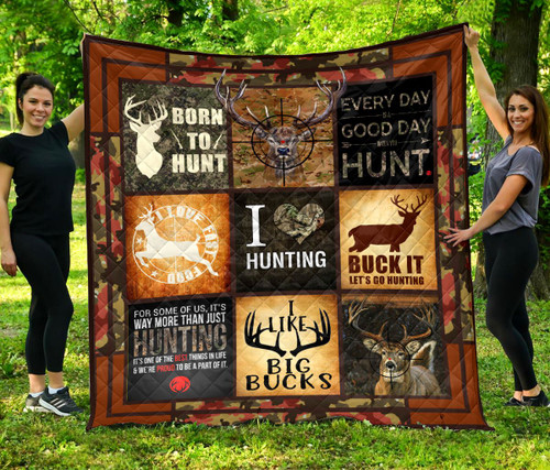 Spread Stores Deer Hunting J1004 Quilt 3D All Over Print Plus Size