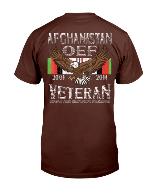 Afghanistan OEF Veteran, Gift For Veteran T-Shirt - spreadstores